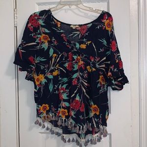 Floral Top- KORI America Brand.